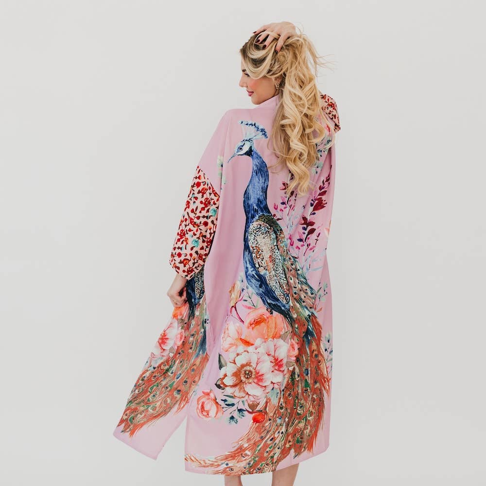 Pretty Simple - Peacock Summer Kimono