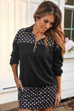 Load image into Gallery viewer, Jess Lea - Mia Printed Pullover- After Dark Polka Dot