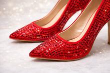 Load image into Gallery viewer, Red Dazzle Pump - Lauren Lorraine