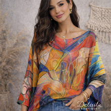 Load image into Gallery viewer, Kaleidoscope Dreams Lightweight Sweater - Loowie