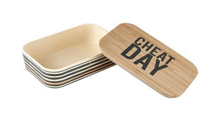 Cheat Day Bamboo Lunch Box