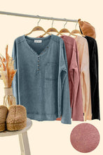 Load image into Gallery viewer, Cindy Marie Mineral Washed Top - Very J