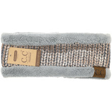 Load image into Gallery viewer, C.C Beanie - Metallic Foil CC Headwrap HW701