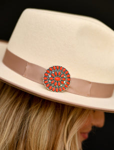 Red Blossom Pin - West & Co