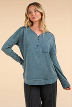 Load image into Gallery viewer, Cindy Marie Mineral Washed Top - Very J