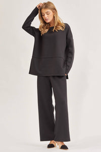 Travel In Greece - Tunic Top Straight Pant - Dear Scarlett