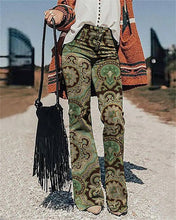 Load image into Gallery viewer, Tourtiwi - Women&#39;s 3D Printed Wide Leg Casual Trousers Flared Pants: 5 / L