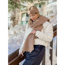Load image into Gallery viewer, C.C Beanie - Chevron Knit Knot Head Wrap HW9000