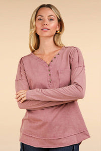 Cindy Marie Mineral Washed Top - Very J