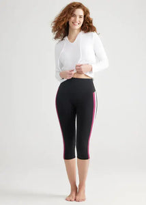 Talia Cropped Capri Shaping Legging - Cotton Stretch - Yummie