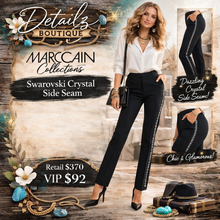 Load image into Gallery viewer, Midnight Sparkle Slim Pant - Marc Cain