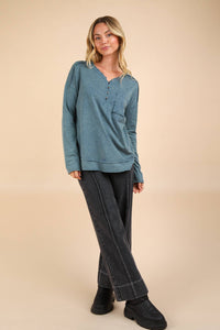 Cindy Marie Mineral Washed Top - Very J