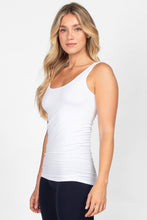 Load image into Gallery viewer, Reversible V-Scoop Neck Tank Top. New Colors!: Regular Size / Black