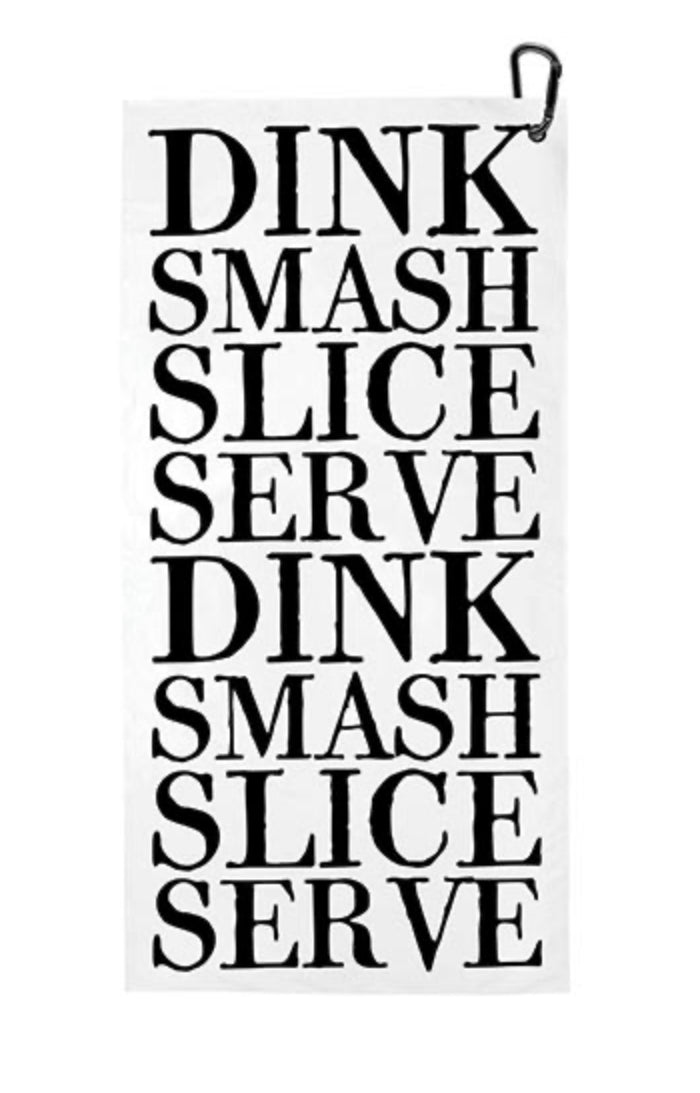 Dink Smash Slice Serve Sport Towel  - Camp Mug