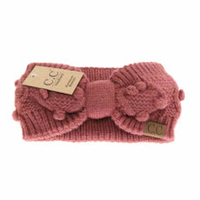 Load image into Gallery viewer, C.C Beanie - Bobble Knit C.C Head Wrap HW3836