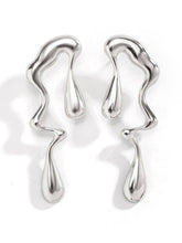 Load image into Gallery viewer, Sheer Trend - Geometric Solid Color Drop Earrings