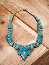 Load image into Gallery viewer, Turquoise Blossom Necklace - Tibetan