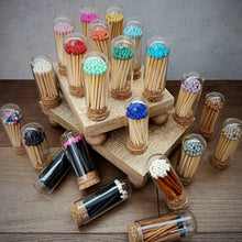 Load image into Gallery viewer, Thankful Greetings - 2&quot; Matches + Mini Cloche - Colors of Your Choice + Strikers