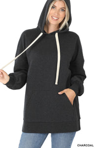 In the Hood Hoodie - Charcoal - Zenana