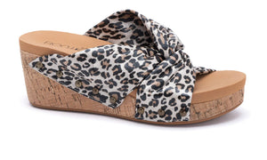Cheerful Leopard Wedge- Corky’s