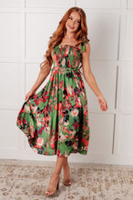 Load image into Gallery viewer, A Little While Longer Dress in Green