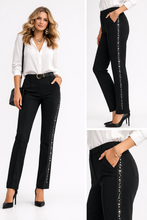 Load image into Gallery viewer, Midnight Sparkle Slim Pant - Marc Cain