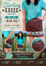 Load image into Gallery viewer, Aztec Skort - Sterling Kreek - Preorder