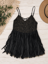 Load image into Gallery viewer, Midnight Fringe Tank - POL