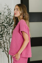 Load image into Gallery viewer, Can&#39;t Quit You Drop Shoulder Top in Magenta