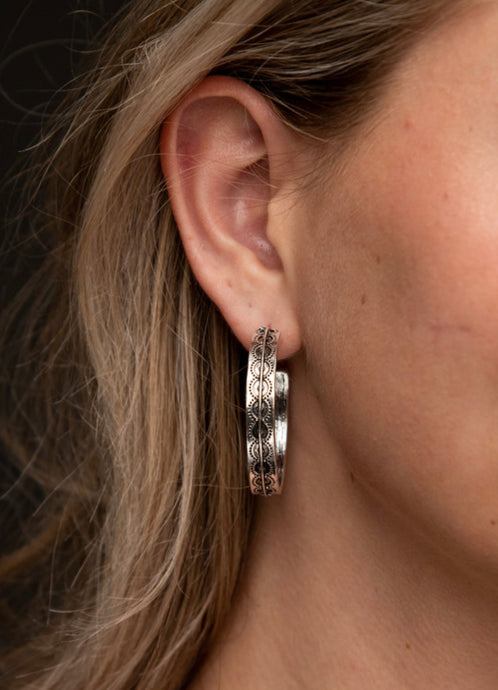 Tribal Hoop Earrings - West & Co