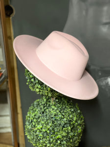 Dusty Pink Panama Hat