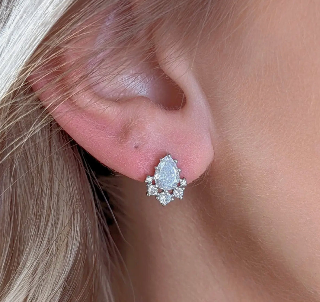 Evie Rhinestone - Silver