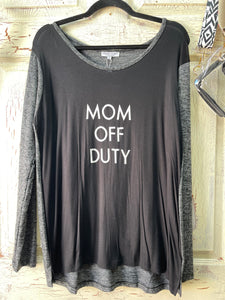 Mom Off Duty - Raglan