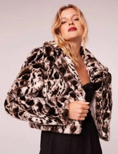 Load image into Gallery viewer, Ivory / Black Crop Faux Fur - Band of the Free