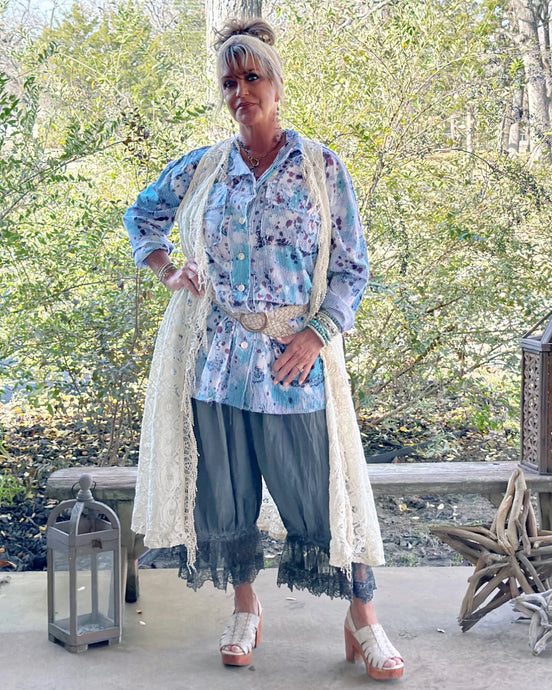 Garden Splash Top  - Jaded Gypsy