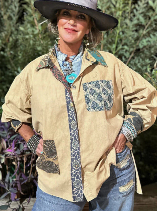 Patchwork Sunrise Top - Jaded Gypsy