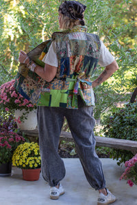Patchwork Padded Vest - Jaded Gypsy
