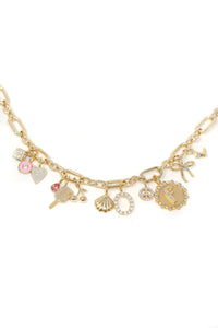 Collectors Charm Necklace - 2 Colors - The Sis Kiss
