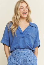 Load image into Gallery viewer, Cobalt Blue Lounge Top  - JHer