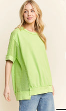 Load image into Gallery viewer, Acid Lime Mesh Top  - JHer
