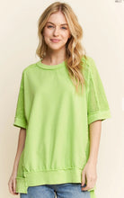 Load image into Gallery viewer, Acid Lime Mesh Top  - JHer