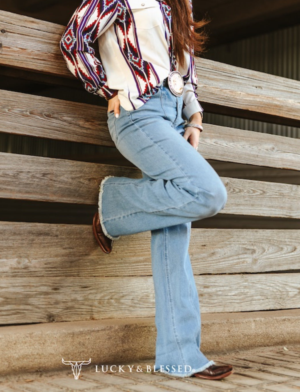 Mountain High Mid Rise Jean - Tummy Control - L & B