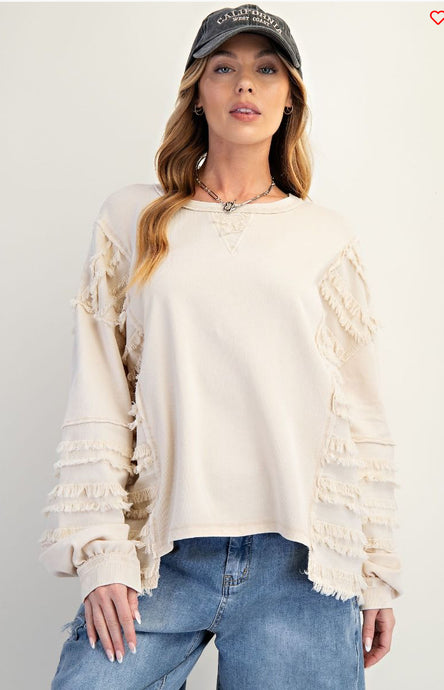 A Little Fringy Top  - Easel