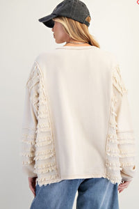 A Little Fringy Top  - Easel