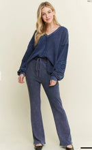Load image into Gallery viewer, Sail Away Navy Thermal Bottom  - JHer