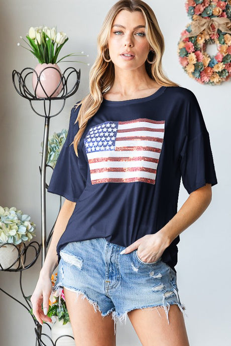 Liberty Sparkle Top  - Heimish