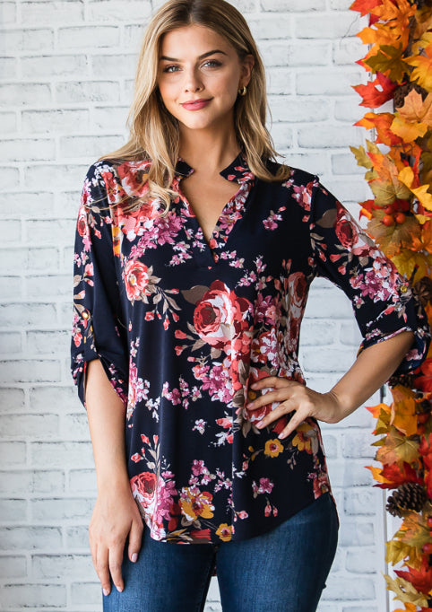 Janis Floral Top - Heimish