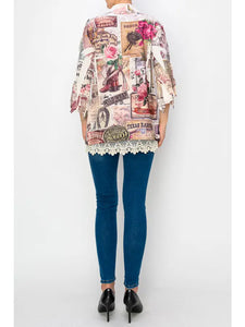 Western Roses Jacket- Origami