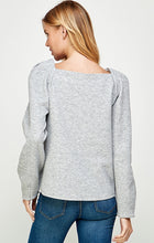Load image into Gallery viewer, Just a Puff Textured Top - Grey - See and Be Seen