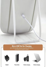 Load image into Gallery viewer, Portable Desktop LED Makeup Vanity Mirror